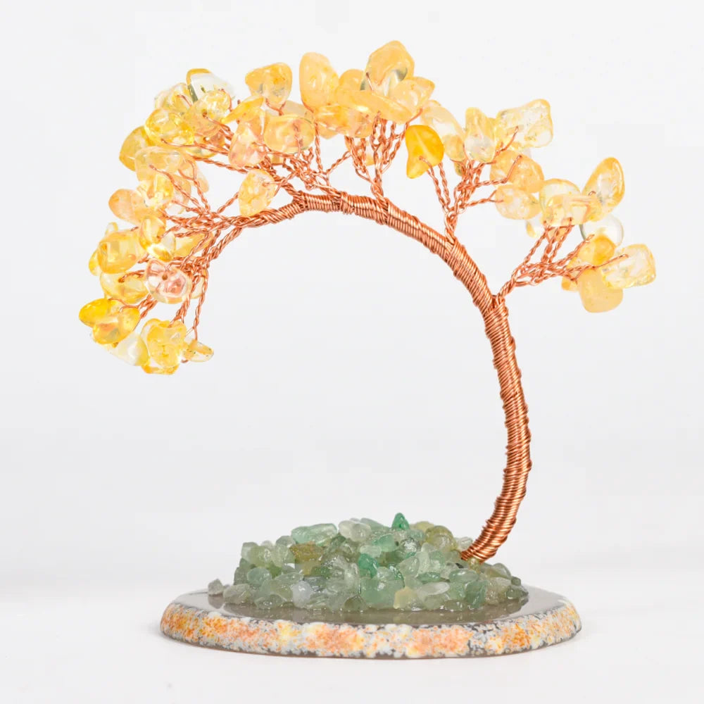 Citrine Healing Crystal Tree - Tree with Crystals