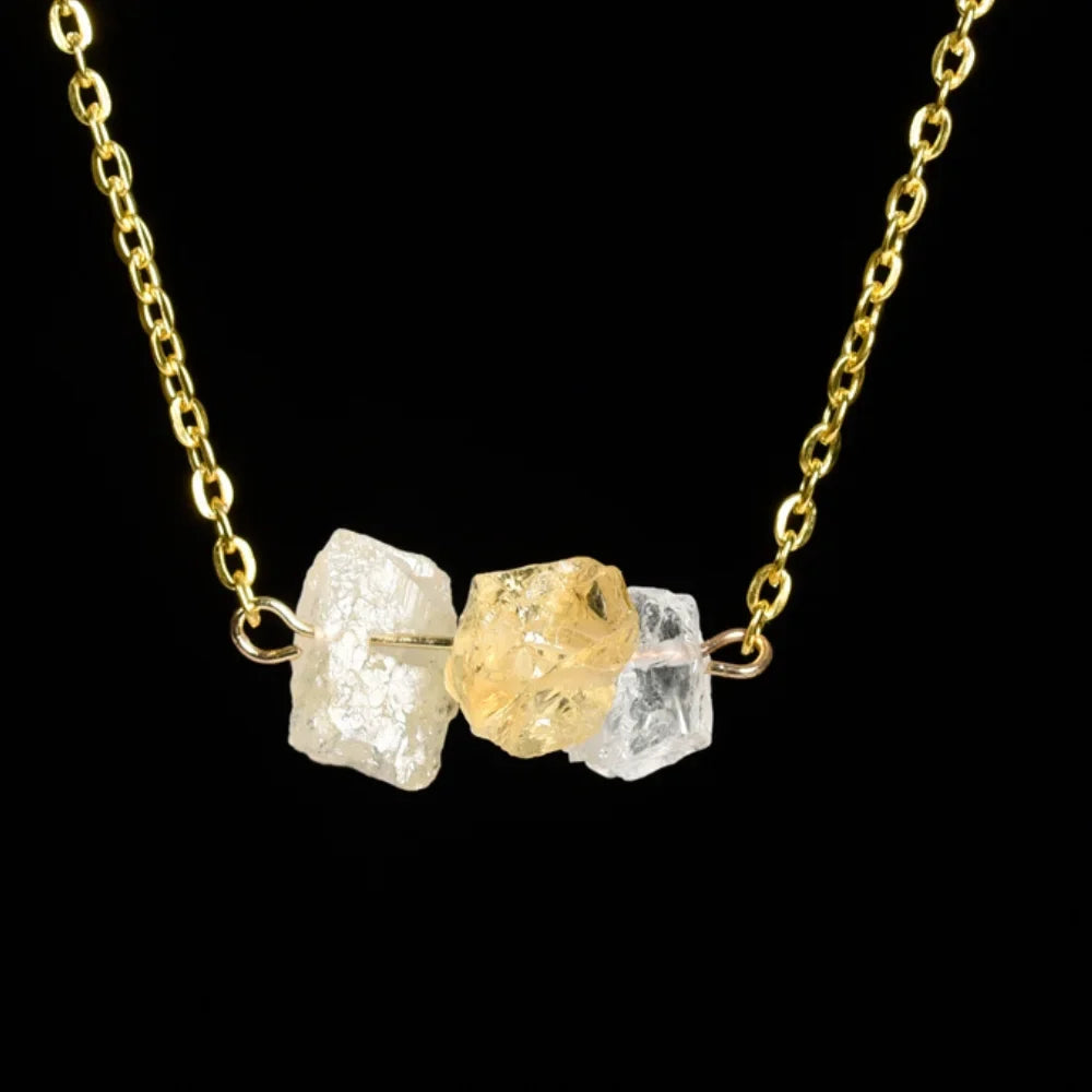 Citrine Raw Crystal Necklace