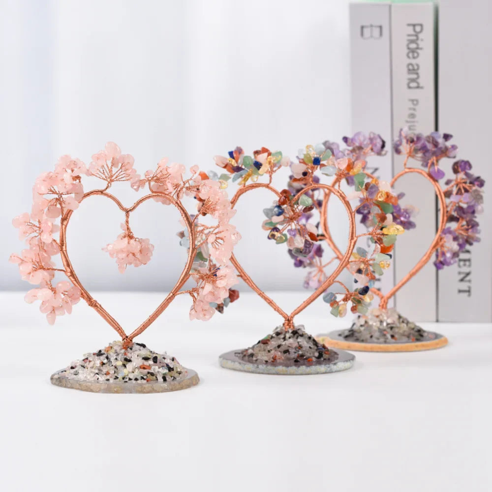 Heart Crystal Tree