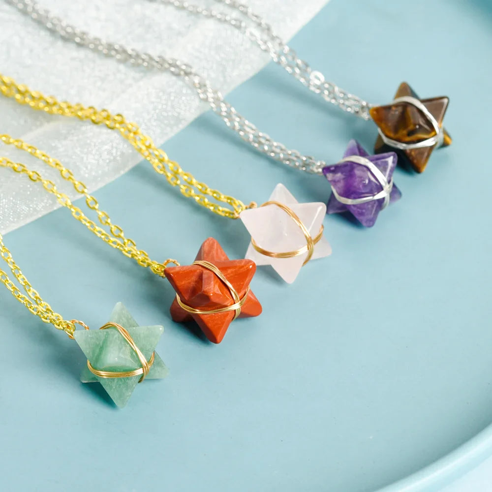 Merkaba Crystal Necklace