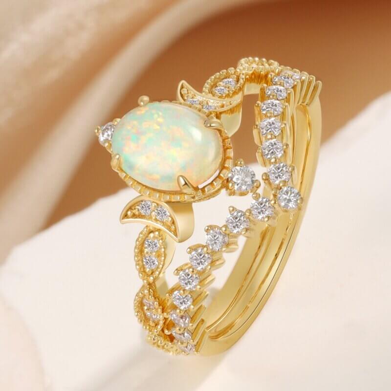 Opal Engagement Rings