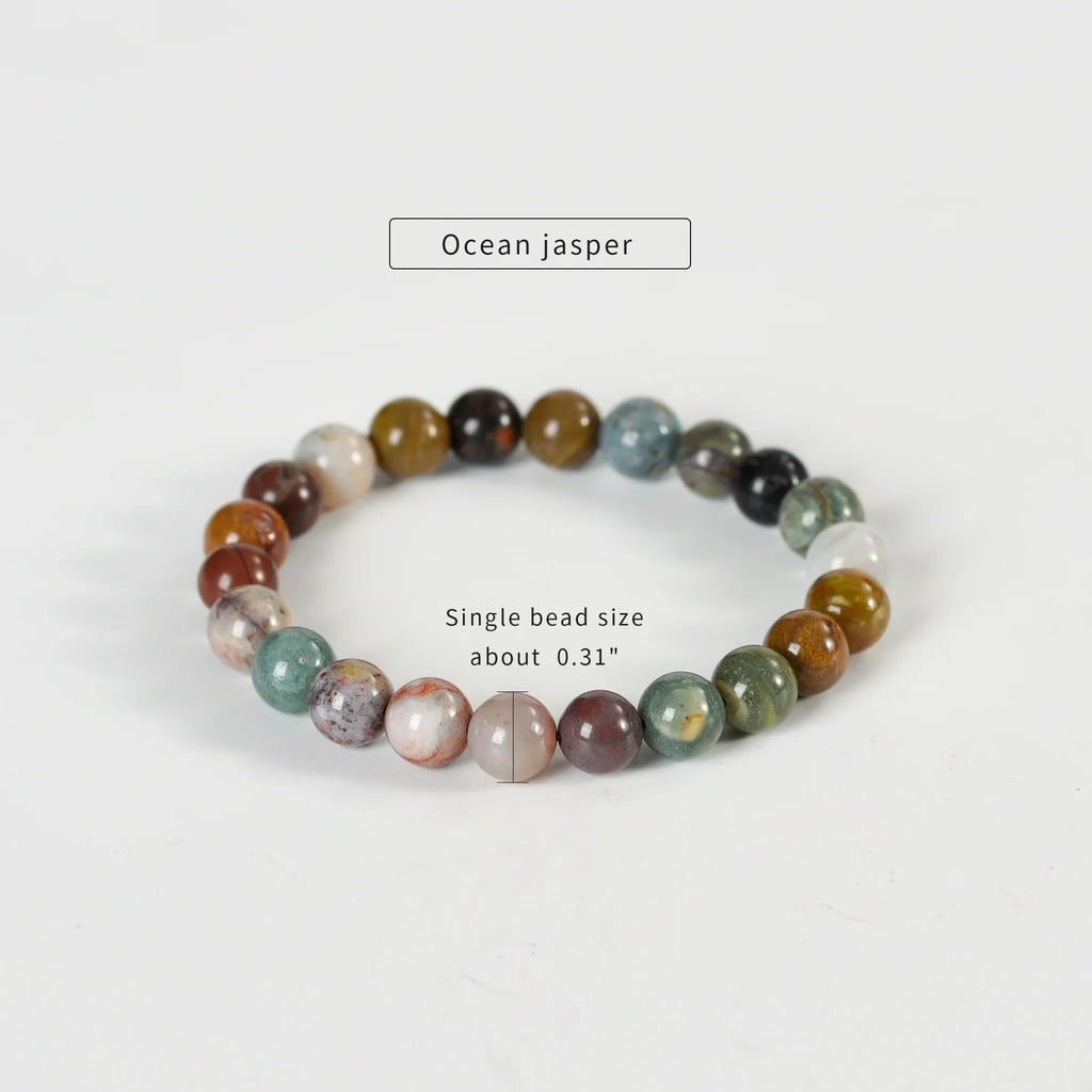 Ocean Jasper Healing Crystal Bracelet 8mm