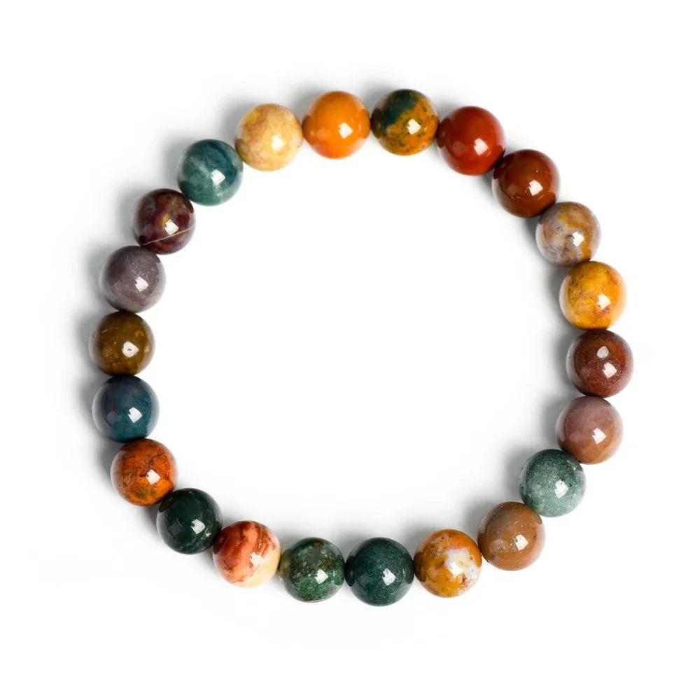 Ocean Jasper Healing Crystal Bracelet 8mm