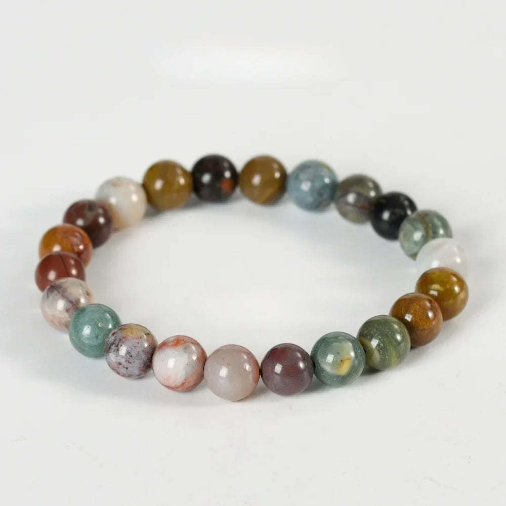 Ocean Jasper Healing Crystal Bracelet 8mm