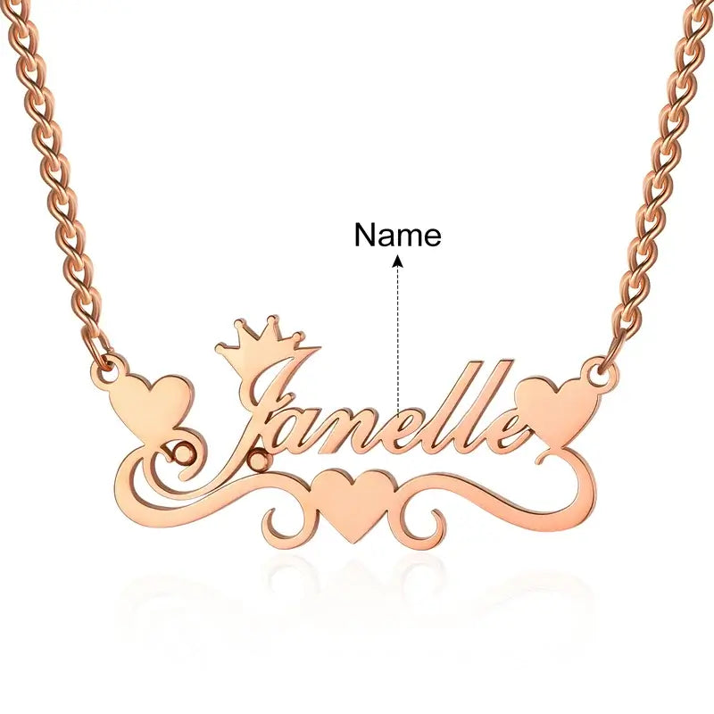 Personalised Name Necklace for Women, Personalised Name Jewellery for Her, Custom Name Necklace Sterling Silver