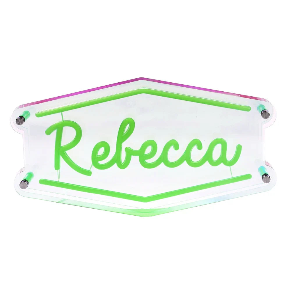 Custom Neon Name Sign - Personalised Neon Name Light - Neon Letters - 5 Colours