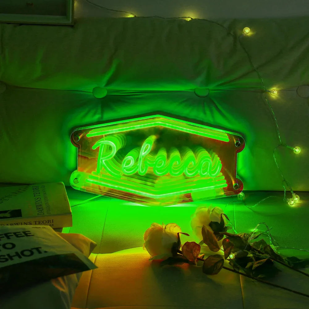 Custom Neon Name Sign - Personalised Neon Name Light - Neon Letters - 5 Colours