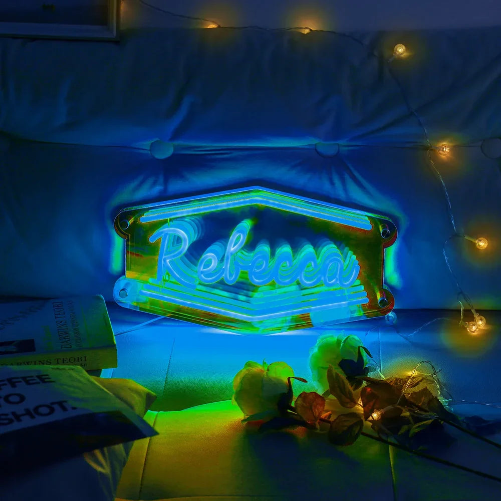 Custom Neon Name Sign - Personalised Neon Name Light - Neon Letters - 5 Colours