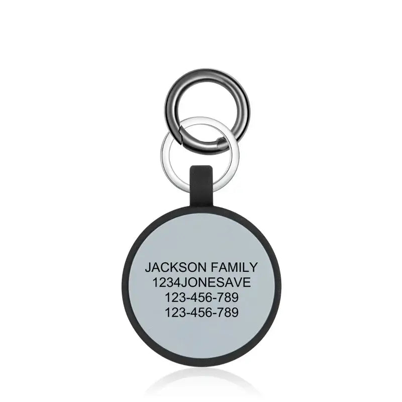 Silica Gel Flag Personalised Dog Tag