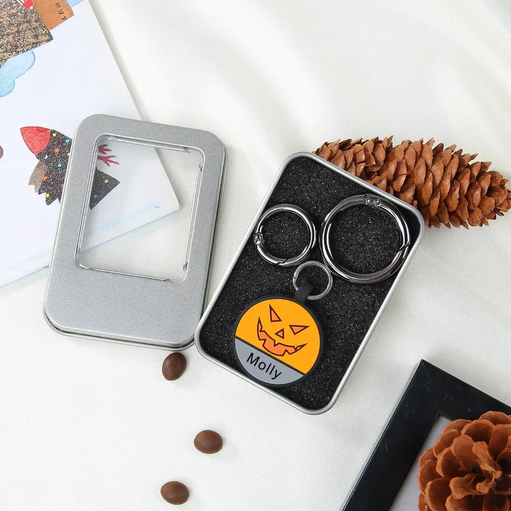 Silica Gel Halloween Personalised Dog Tag