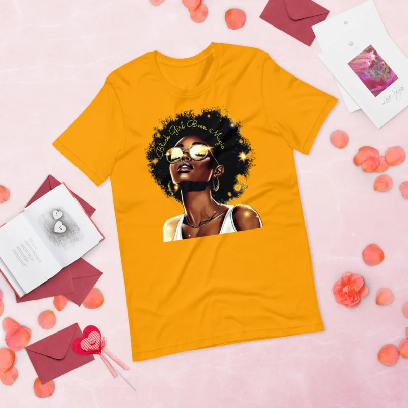 Black Girl Been Magic T-Shirt – Empowerment & Heritage Celebration