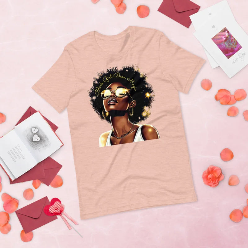 Black Girl Been Magic T-Shirt – Empowerment & Heritage Celebration