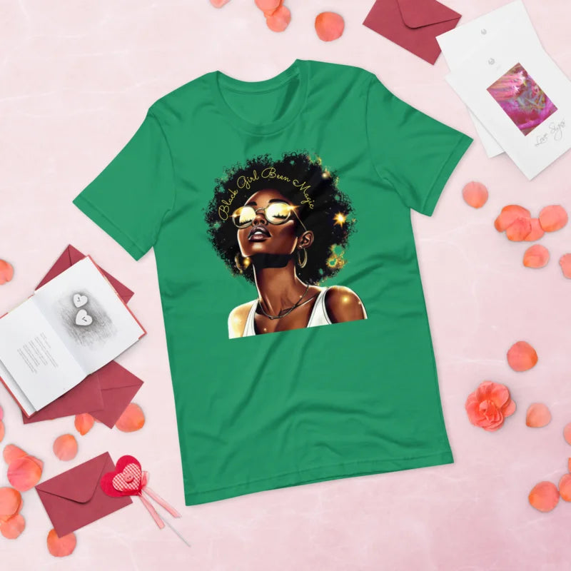 Black Girl Been Magic T-Shirt – Empowerment & Heritage Celebration