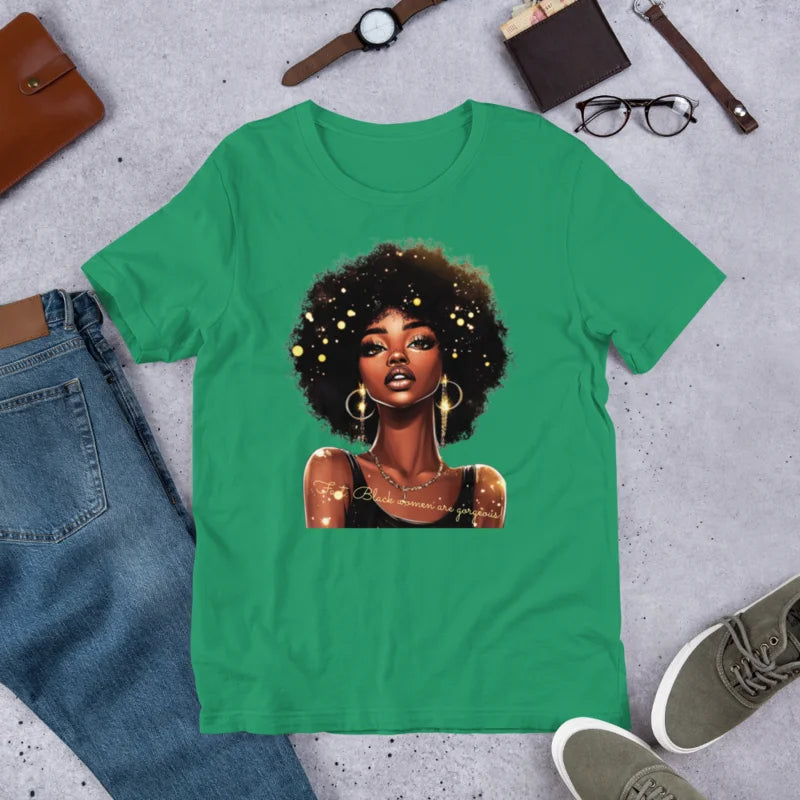 "Fact: Black Women Are Gorgeous!" T-Shirt – Celebrate Beauty & Pride