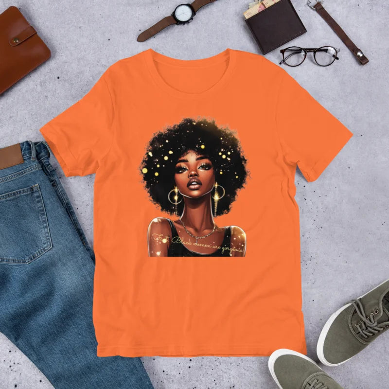 "Fact: Black Women Are Gorgeous!" T-Shirt – Celebrate Beauty & Pride