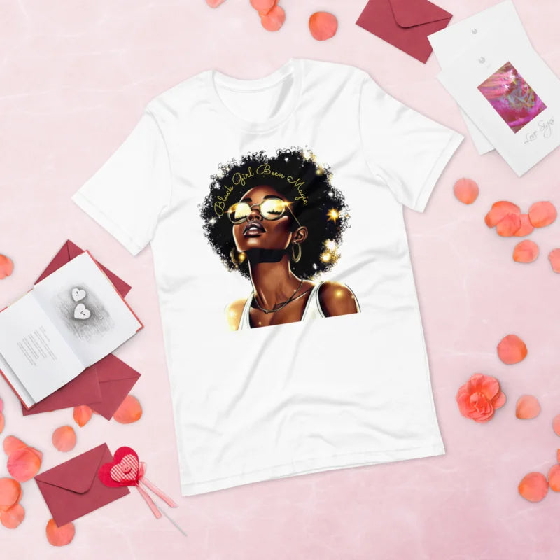 Black Girl Been Magic T-Shirt – Empowerment & Heritage Celebration