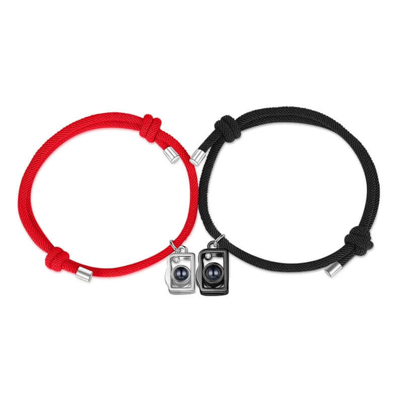 Couple Photo Projection Bracelets Camera Charms