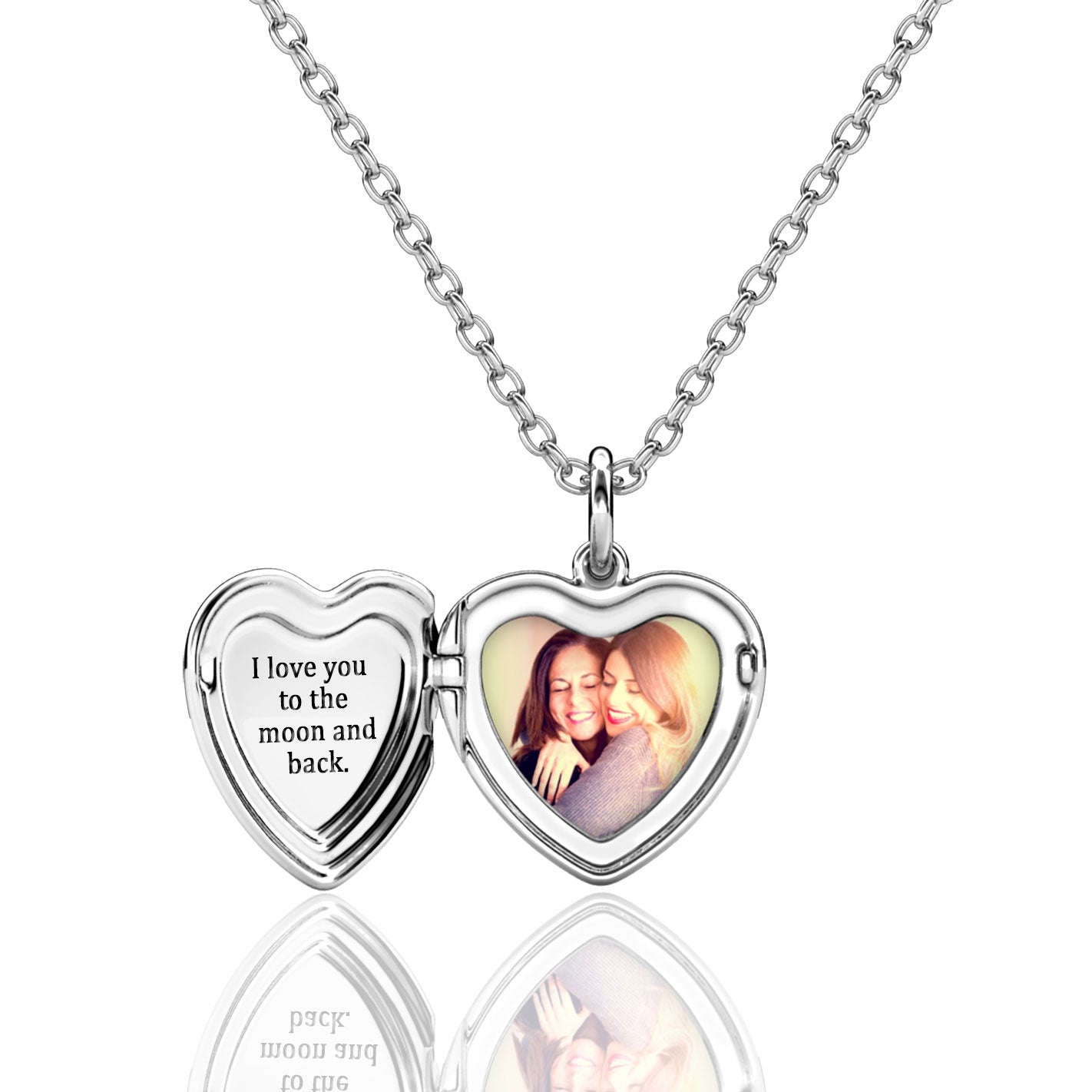 Sterling Silver Heart Locket Necklace