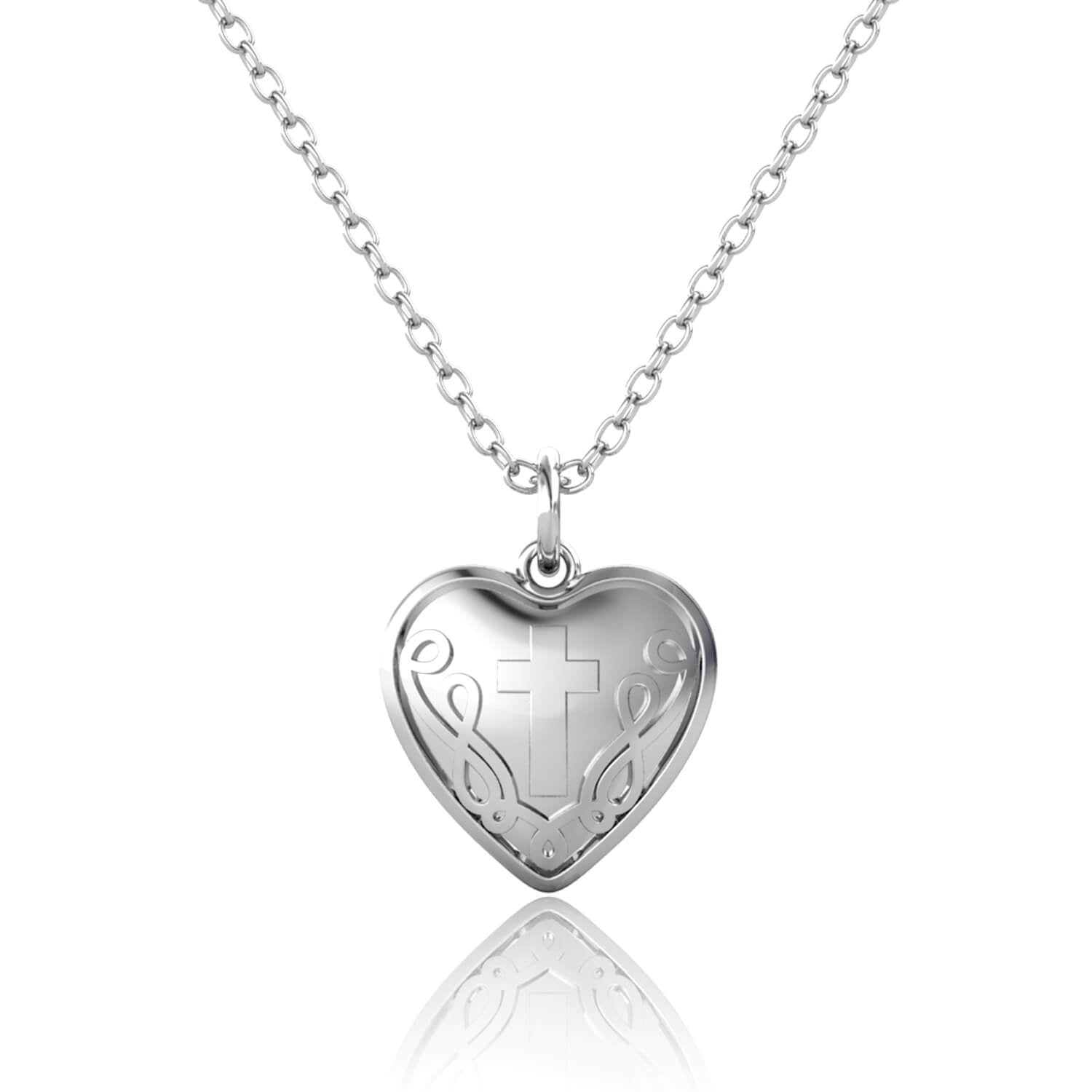 Personalised Heart Locket with Photo - Locket with Picture Inside - Sterling Silver