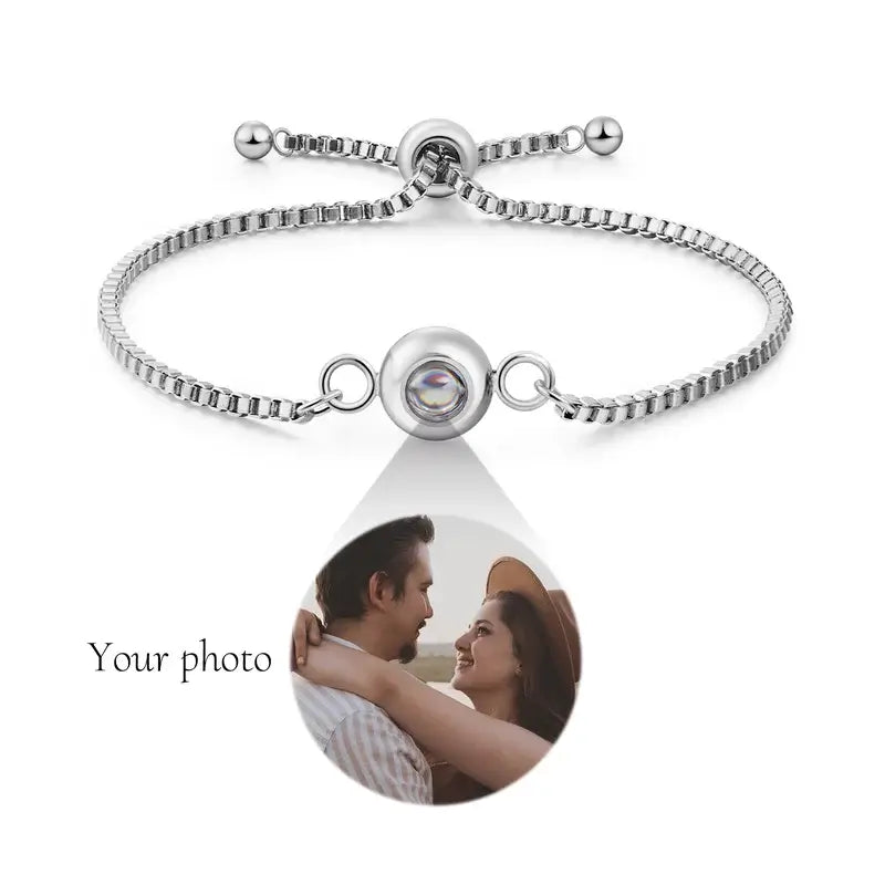 Photo Bracelet | Bracelet with Picture Inside | Projection Bracelet